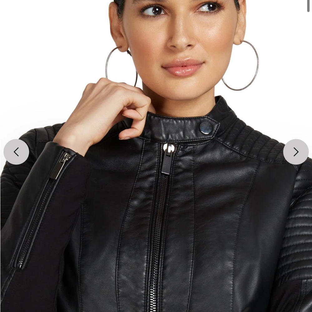 Faux leather jacket - Picture 8 of 8